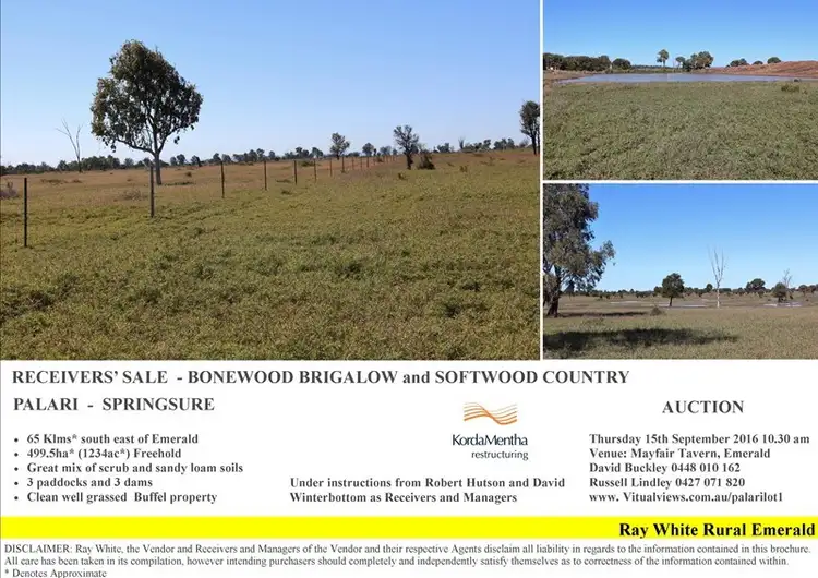 Main view of Homely rural property listing, Palari Sullivan's Road, Springsure QLD 4722