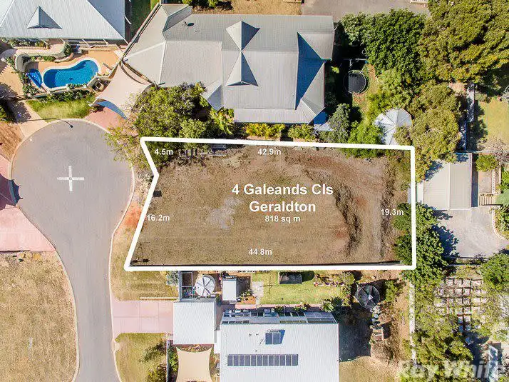 Main view of Homely land listing, 4 Galeands Close, Geraldton WA 6530