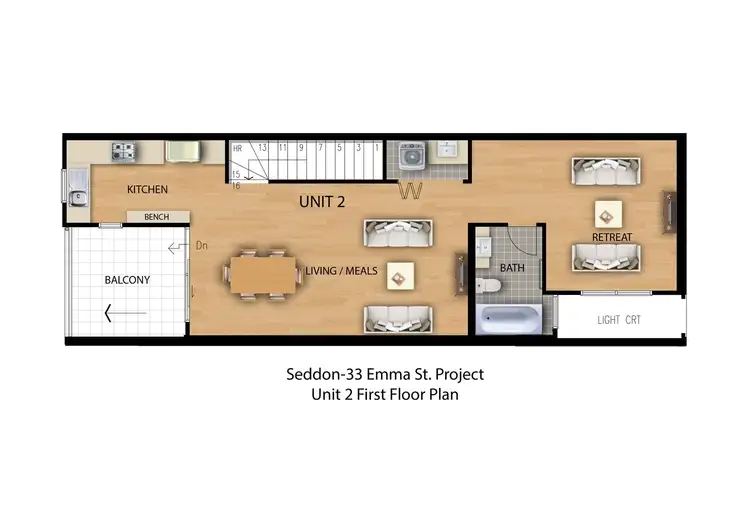 Sixth view of Homely townhouse listing, 2/33 and 4 Emma Street, Seddon VIC 3011