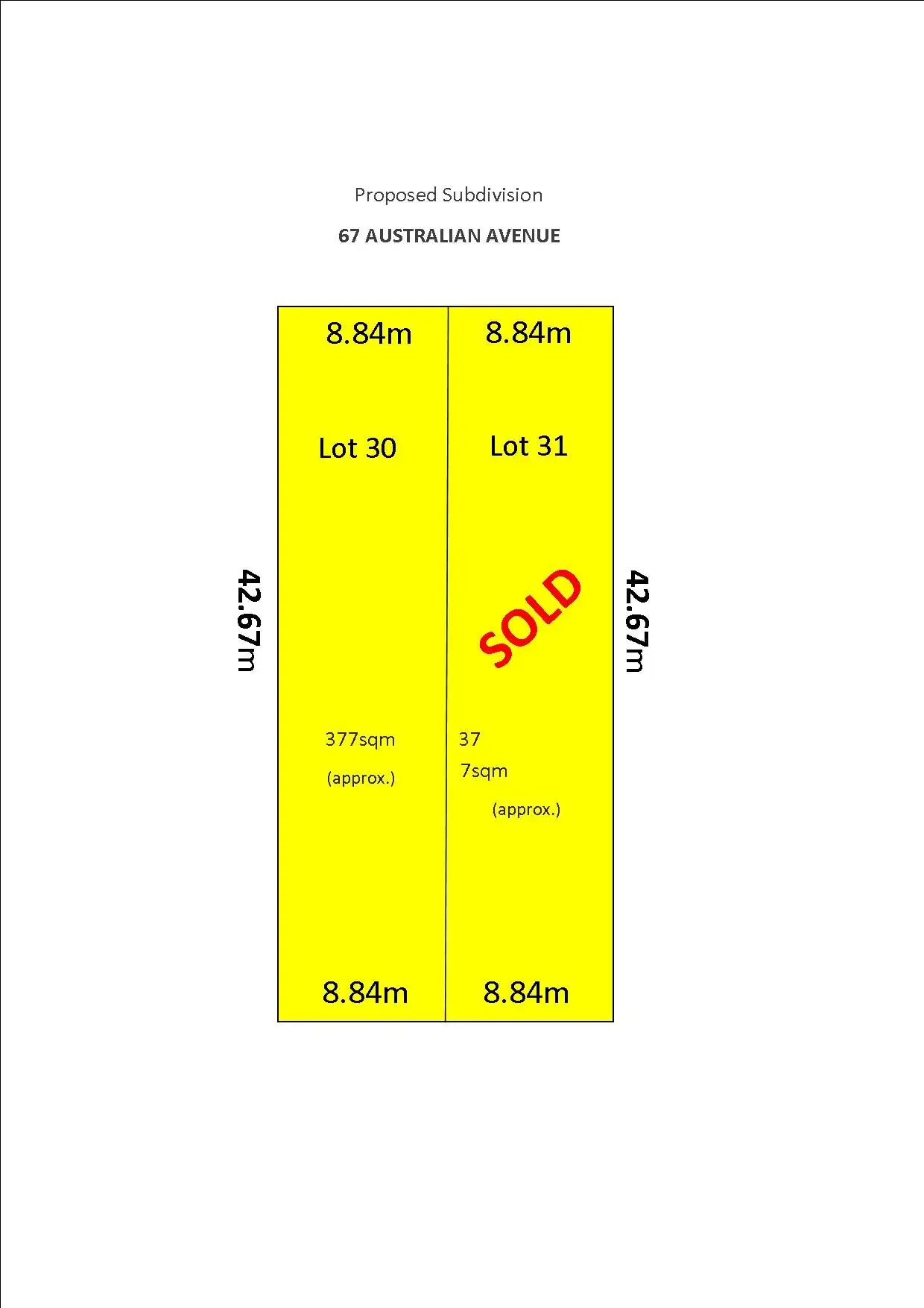 Main view of Homely land listing, Lots 30/31 67 Australian Avenue, Clovelly Park SA 5042