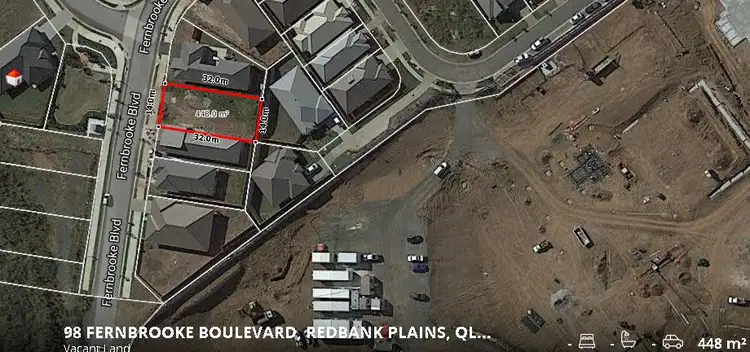 Second view of Homely land listing, 98 Fernbrooke Boulevarde, Redbank Plains QLD 4301