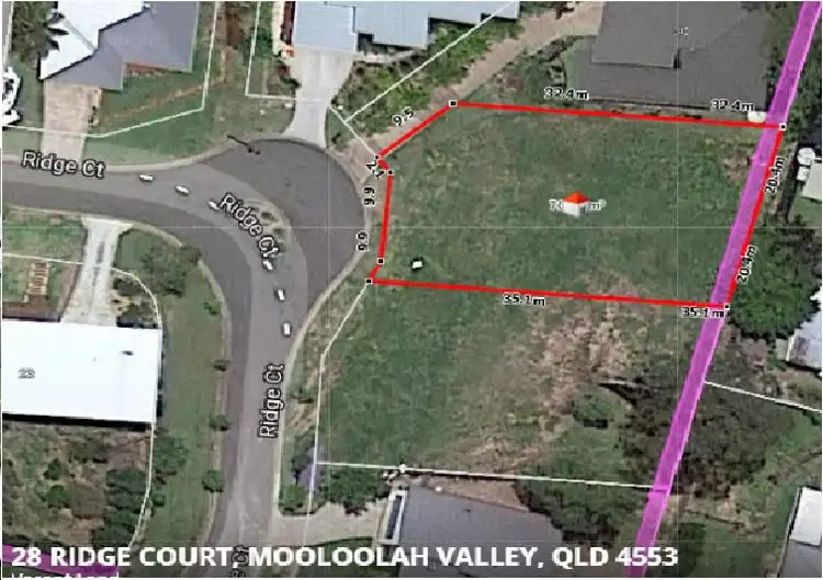 Main view of Homely land listing, 28 Ridge Court, Mooloolah Valley QLD 4553