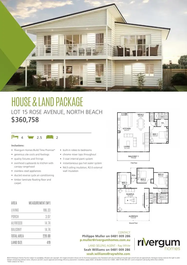 Second view of Homely land listing, 21 (Lot 15) Rose Avenue, North Beach SA 5556