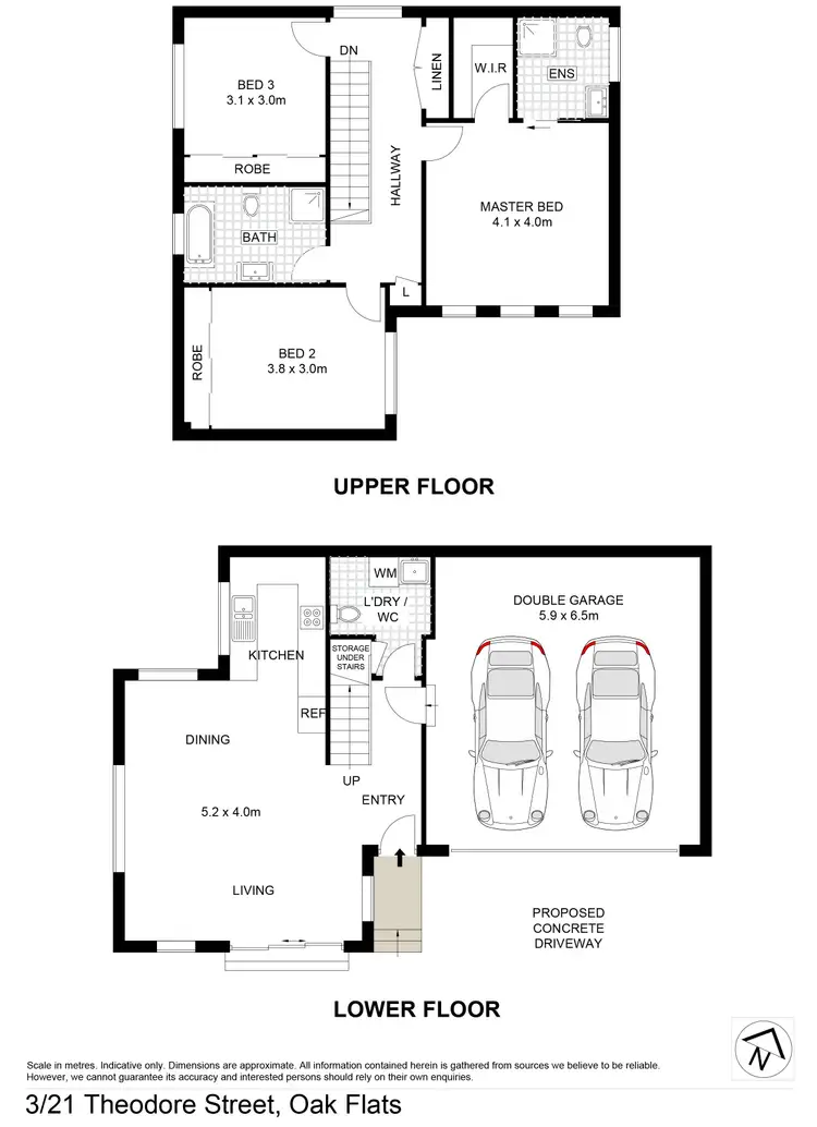 Fourth view of Homely townhouse listing, 3/21 Theodore Street, Oak Flats NSW 2529