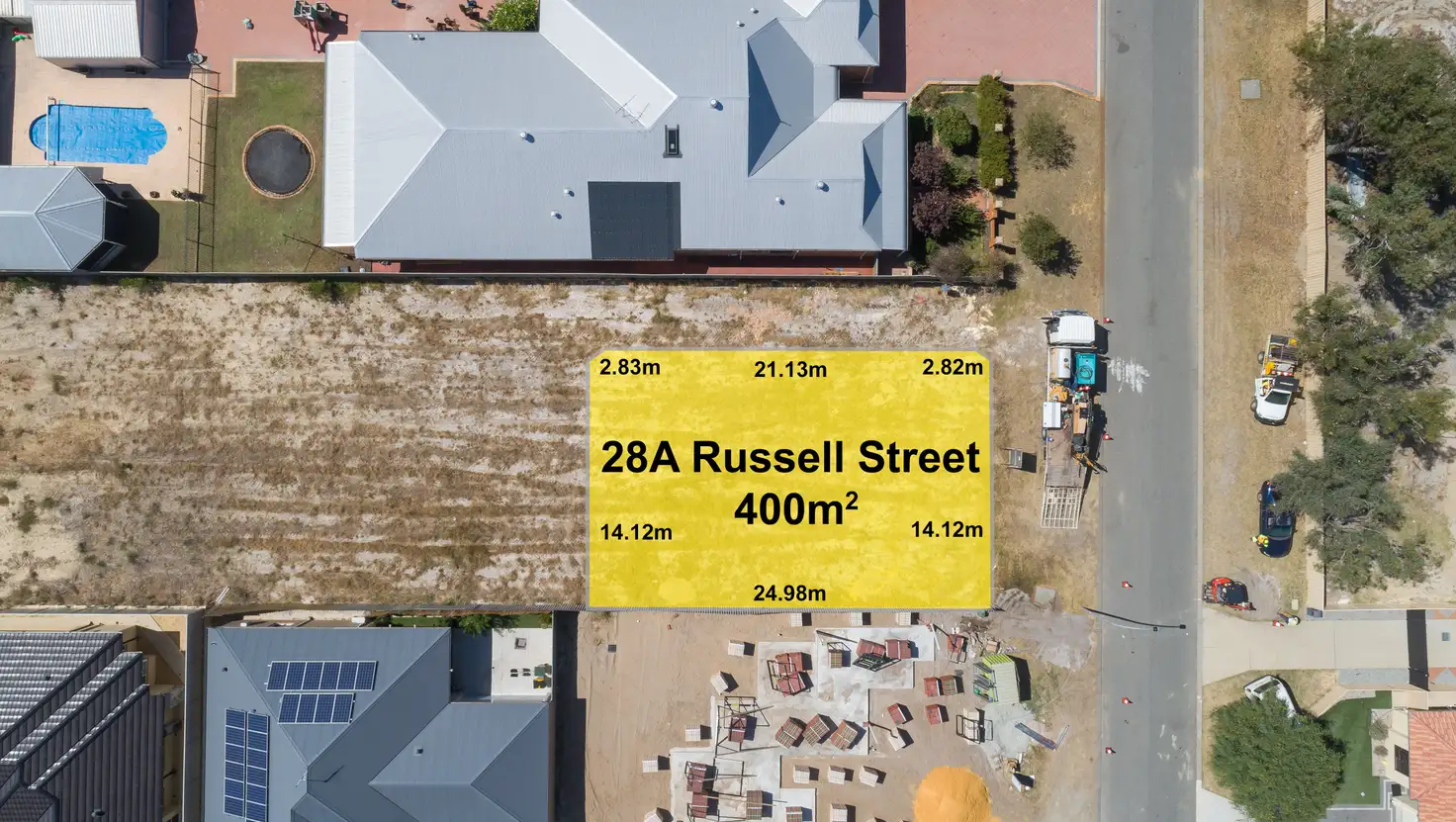Main view of Homely land listing, 28a Russell Street, East Cannington WA 6107