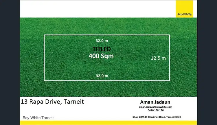 Main view of Homely land listing, Lot 2002 Rapa Drive, Tarneit VIC 3029