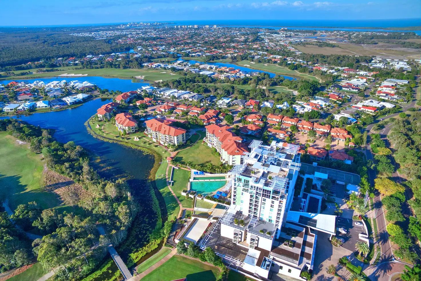 Main view of Homely unit listing, 704/38 Mahogany Drive, Pelican Waters QLD 4551