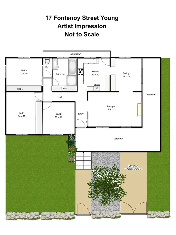 Second view of Homely house listing, 17 Fontenoy Street, Young NSW 2594
