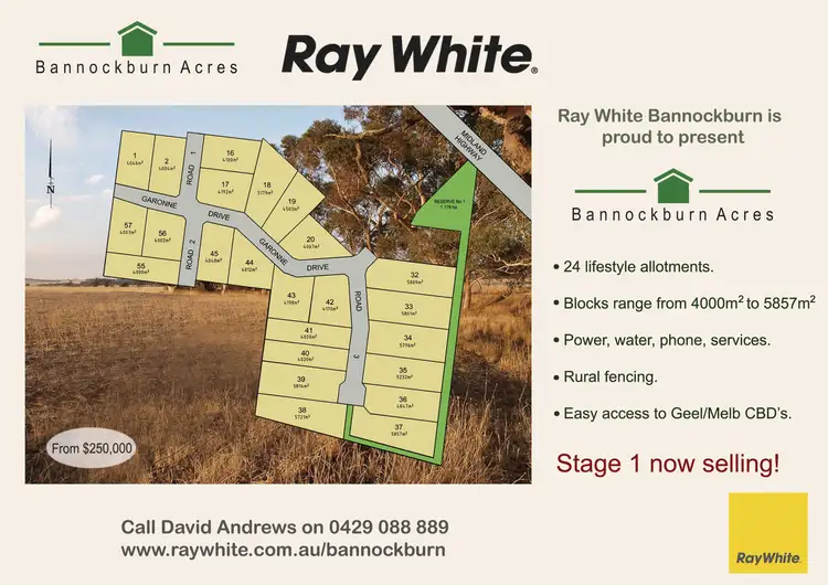 Main view of Homely land listing, Lot 44 Bannockburn Acres, Bannockburn VIC 3331