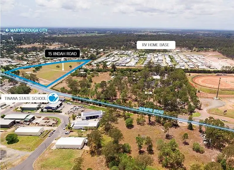 Main view of Homely land listing, 15 Iindah Road East, Tinana QLD 4650