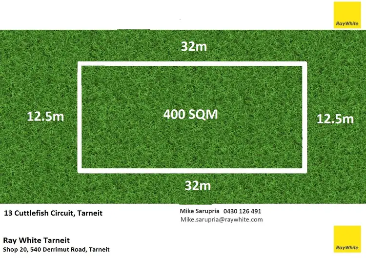 Main view of Homely land listing, 13 Cuttlefish Circuit, Tarneit VIC 3029