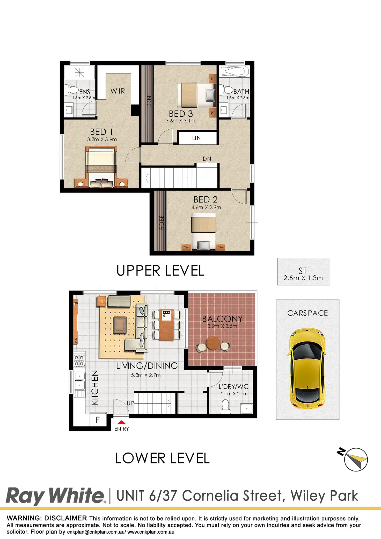 Main view of Homely unit listing, Unit 6/37 Cornelia Street, Wiley Park NSW 2195