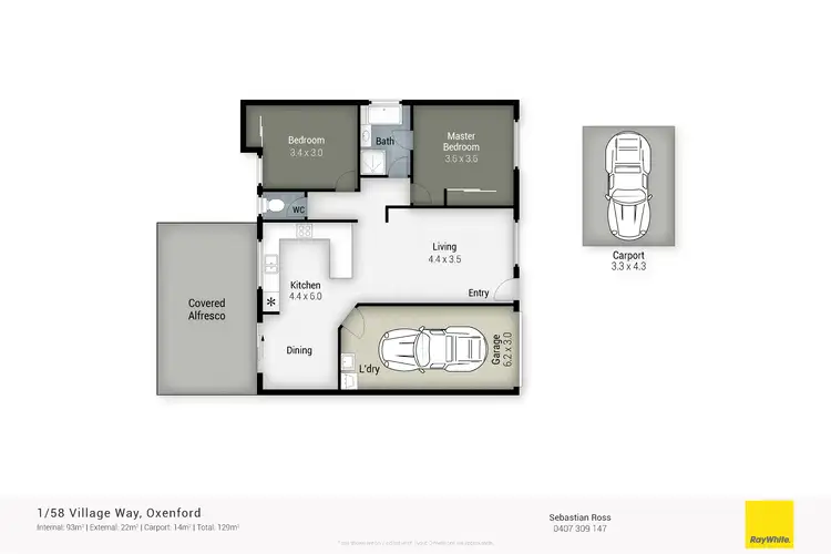 Third view of Homely other listing, 1/58 Village Way, Oxenford QLD 4210