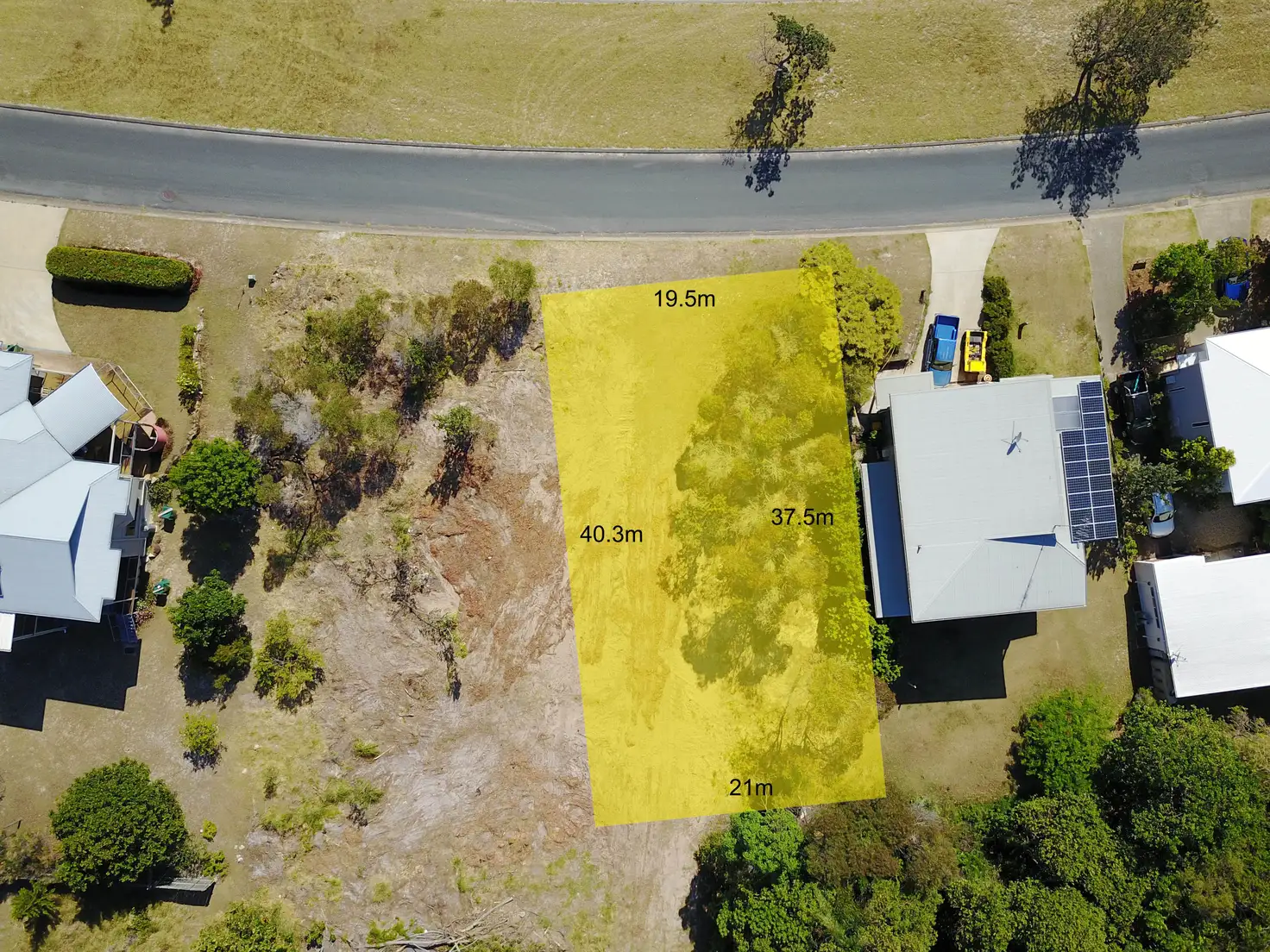 Main view of Homely land listing, 22 George Nothling Drive, Point Lookout QLD 4183
