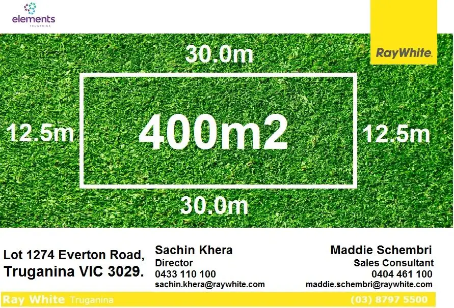 Main view of Homely land listing, Lot 1274 Everton Road, Truganina VIC 3029