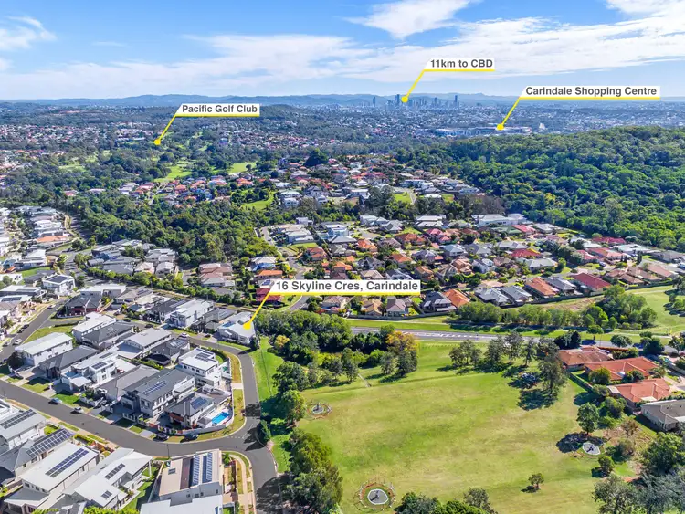Third view of Homely house listing, 16 Skyline Crescent, Carindale QLD 4152