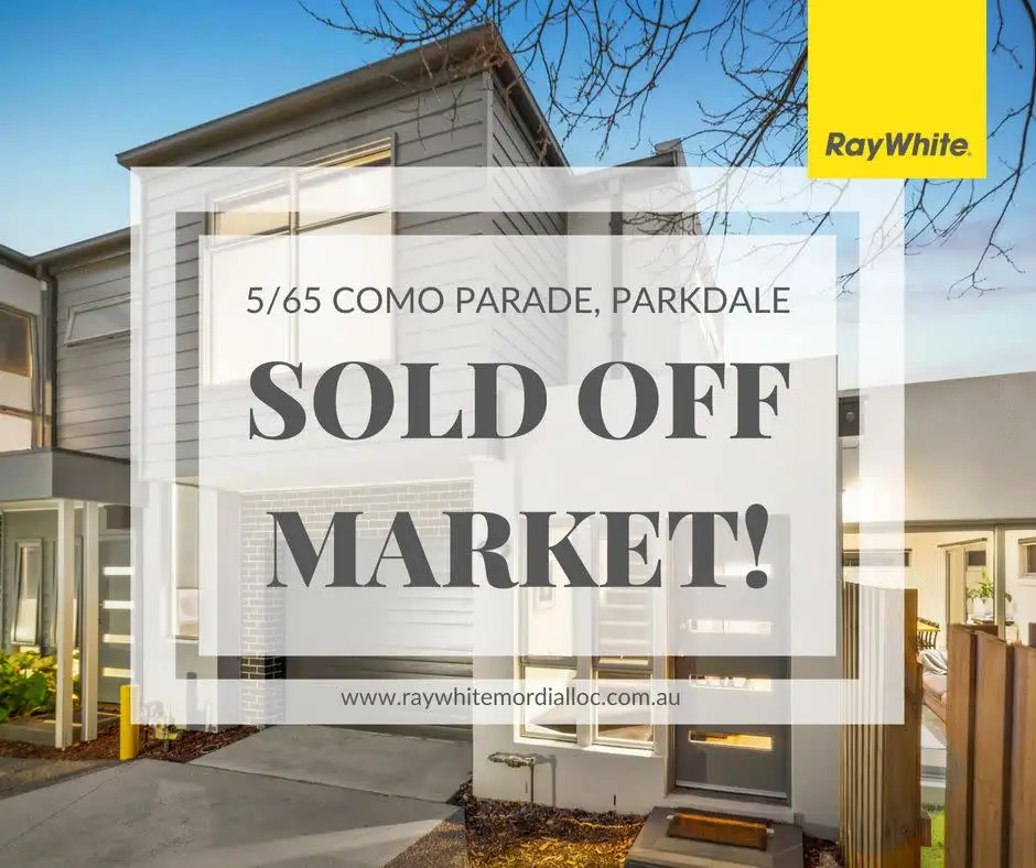 Main view of Homely townhouse listing, 5/65 Como Parade East, Parkdale VIC 3195