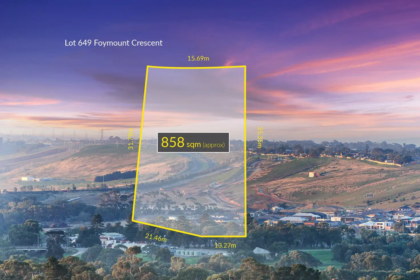 Main view of Homely land listing, Lot 649 Foymount Crescent, Highton VIC 3216