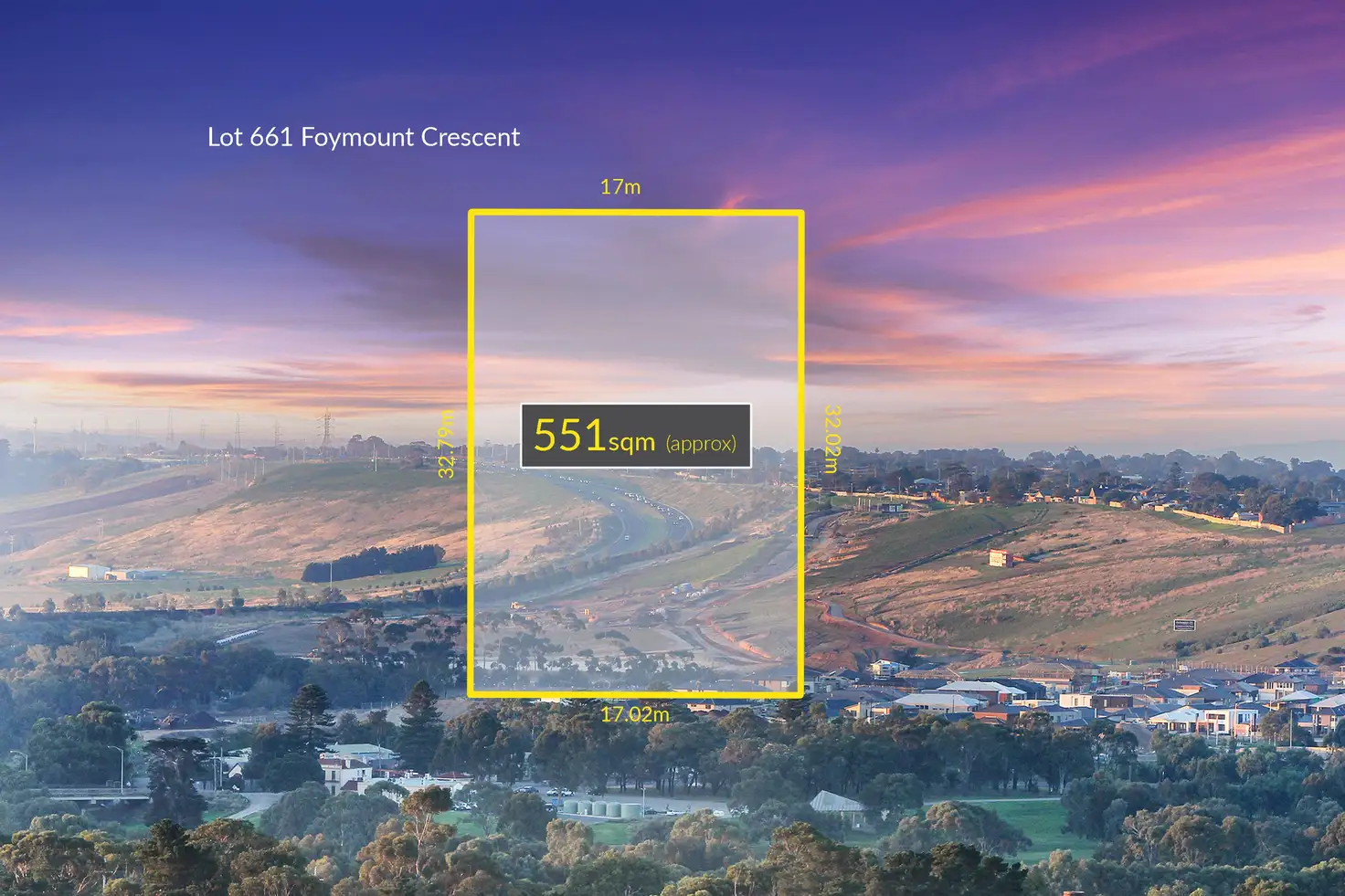 Main view of Homely land listing, 14 Foymount Crescent, Highton VIC 3216