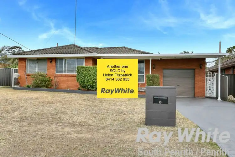 15 Carinda Drive, South Penrith NSW 2750