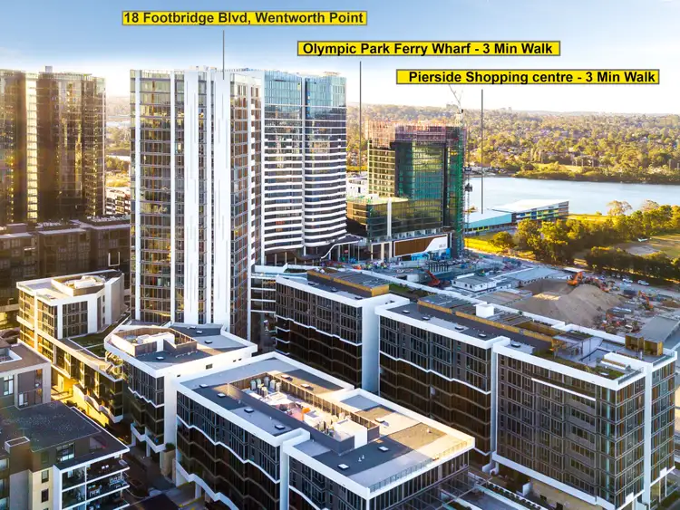 Second view of Homely apartment listing, 1506/18 Footbridge Boulevarde, Wentworth Point NSW 2127