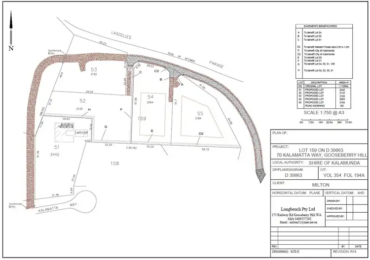 Lot 52, 70 Kalamatta Way, Gooseberry Hill WA 6076