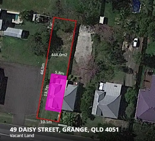 Second view of Homely land listing, 49 Daisy Street, Grange QLD 4051