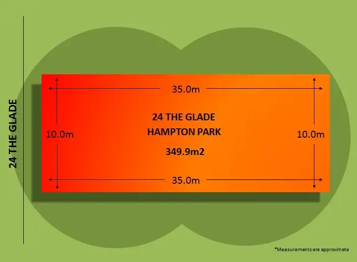 Main view of Homely land listing, 24 The Glade, Hampton Park VIC 3976
