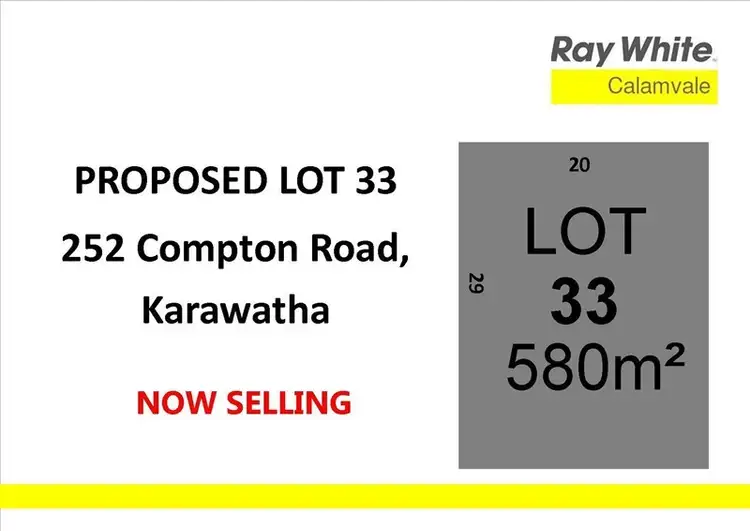 Lot 33, 252 Compton Road, Karawatha QLD 4117