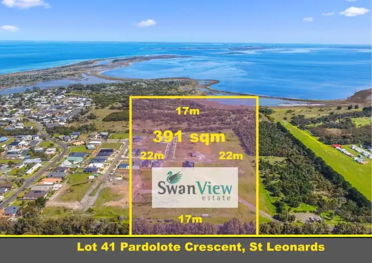 Main view of Homely land listing, Lot 41 Pardolote Crescent, St Leonards VIC 3223