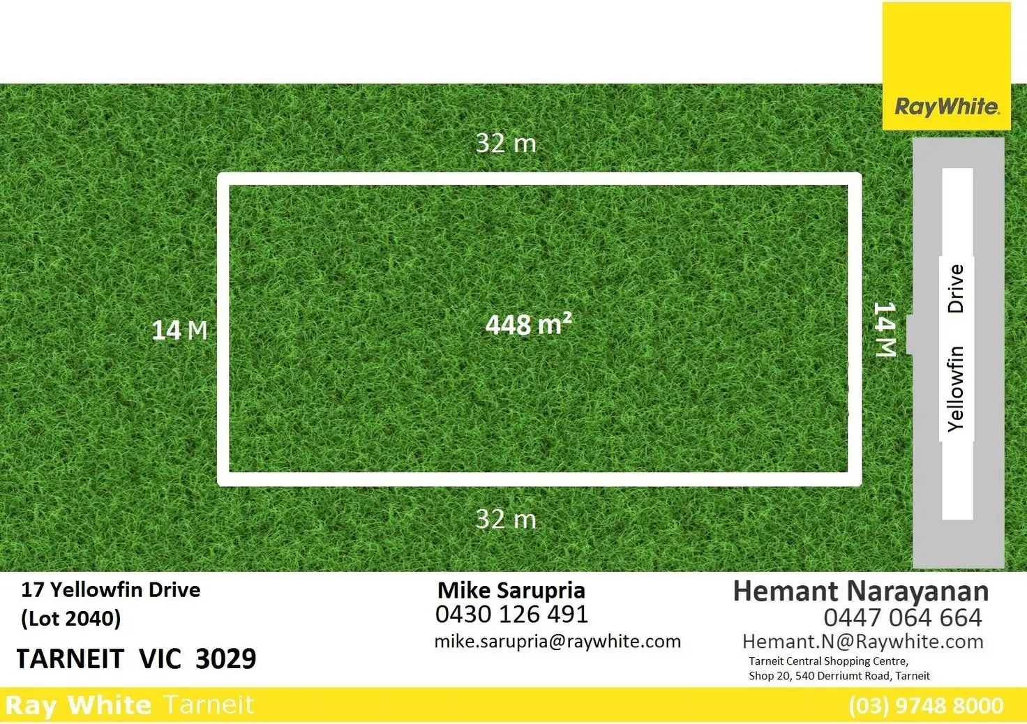 Main view of Homely land listing, Lot 2040 Yellowfin Drive, Tarneit VIC 3029