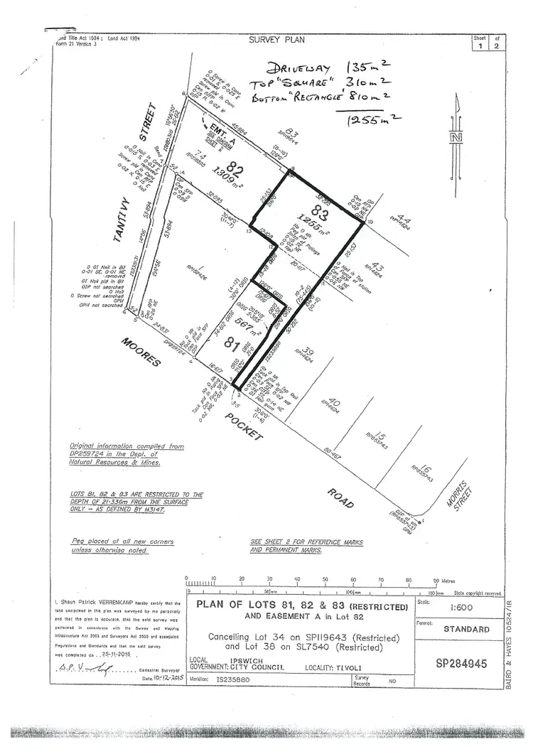 Second view of Homely land listing, 8a Moores Pocket Road, Tivoli QLD 4305