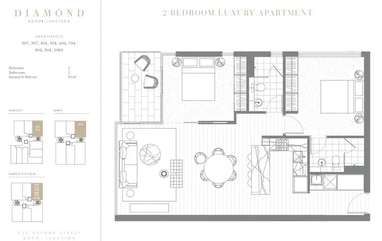 Sixth view of Homely apartment listing, 704/350 Oxford Street, Bondi Junction NSW 2022