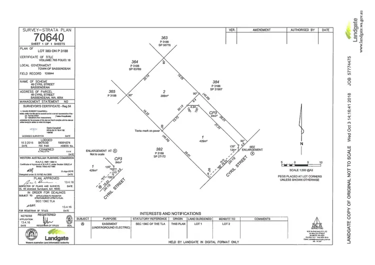 Third view of Homely land listing, 46A Cyril Street, Bassendean WA 6054
