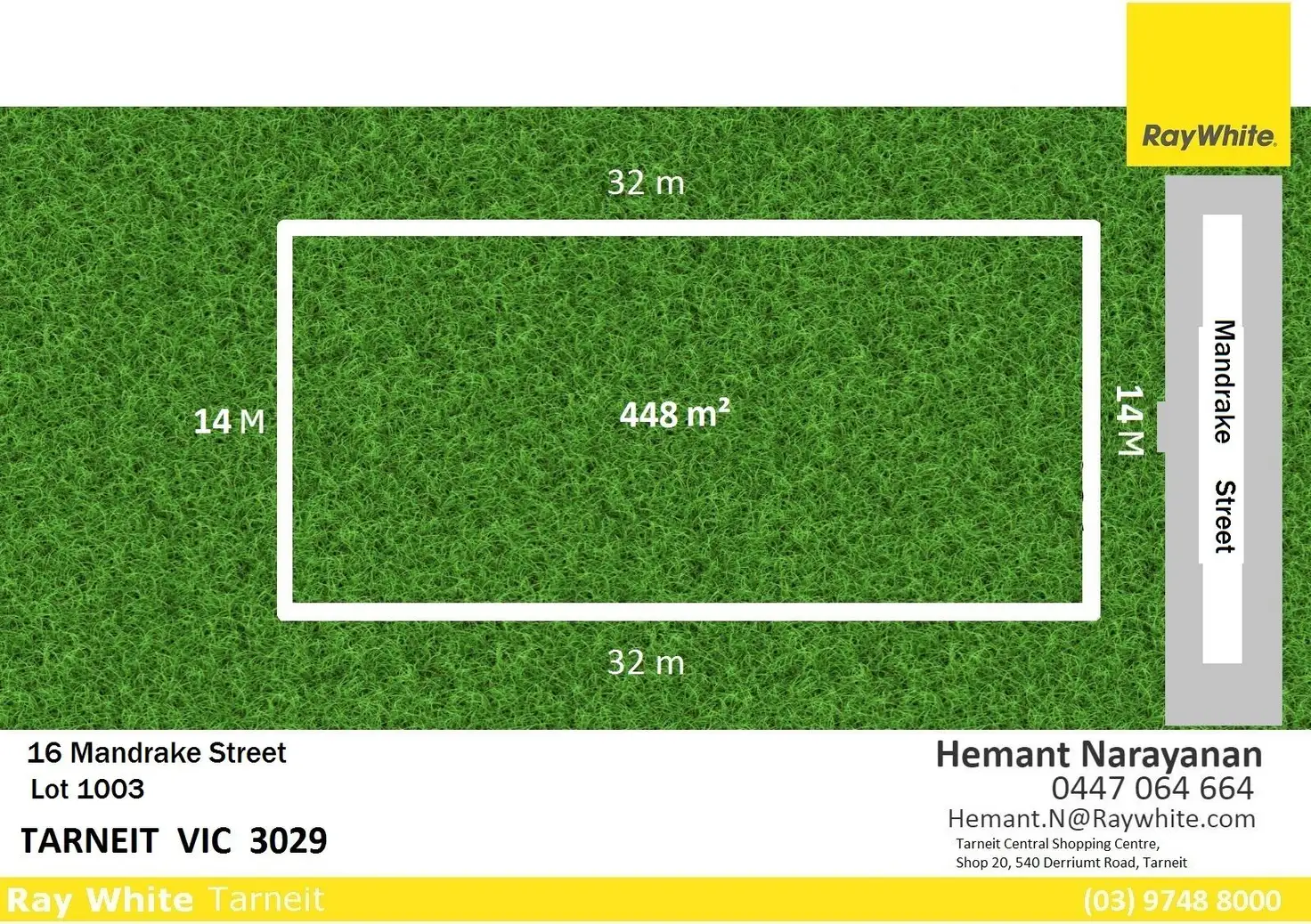 Main view of Homely land listing, 16 Mandrake Street, Tarneit VIC 3029