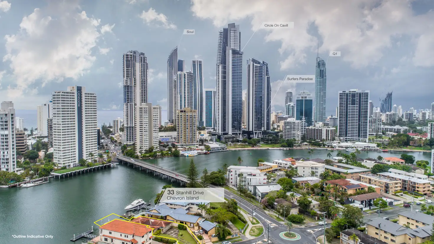 Main view of Homely house listing, 33 Stanhill Drive, Chevron Island QLD 4217