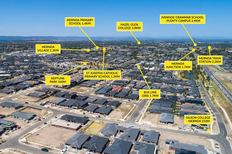 Third view of Homely land listing, 8 Herschel Way, Mernda VIC 3754