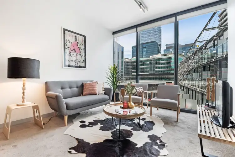 Main view of Homely apartment listing, 401/757 Bourke Street, Docklands VIC 3008
