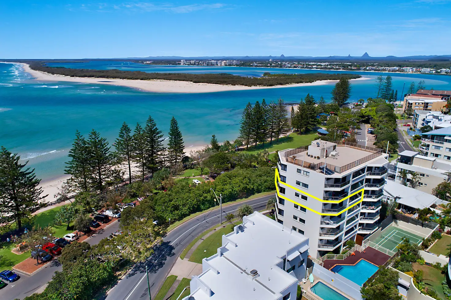 Main view of Homely unit listing, Unit 9/10 Bulcock Beach Esplanade, Caloundra QLD 4551