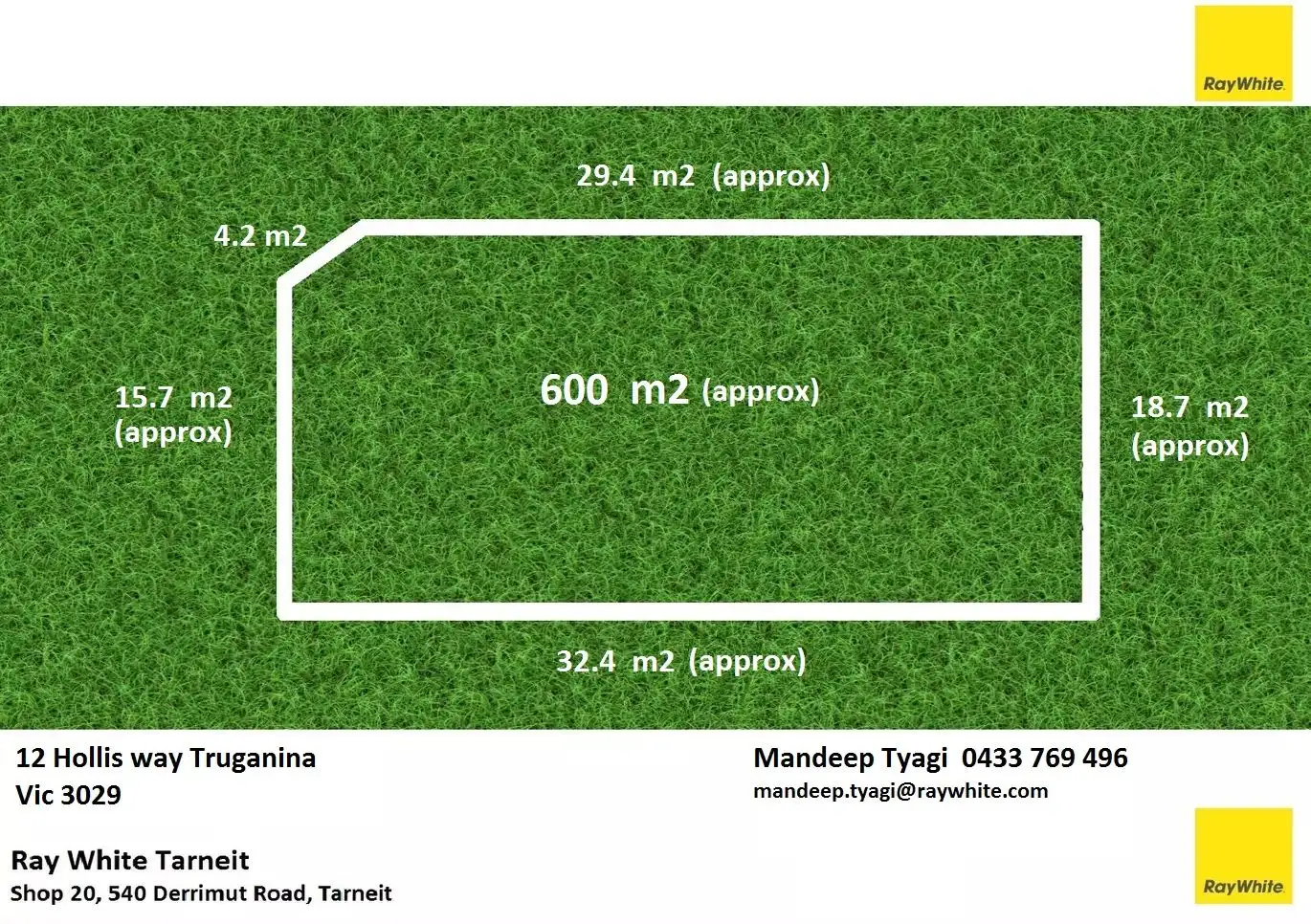 Main view of Homely land listing, 12 Hollis Way, Truganina VIC 3029