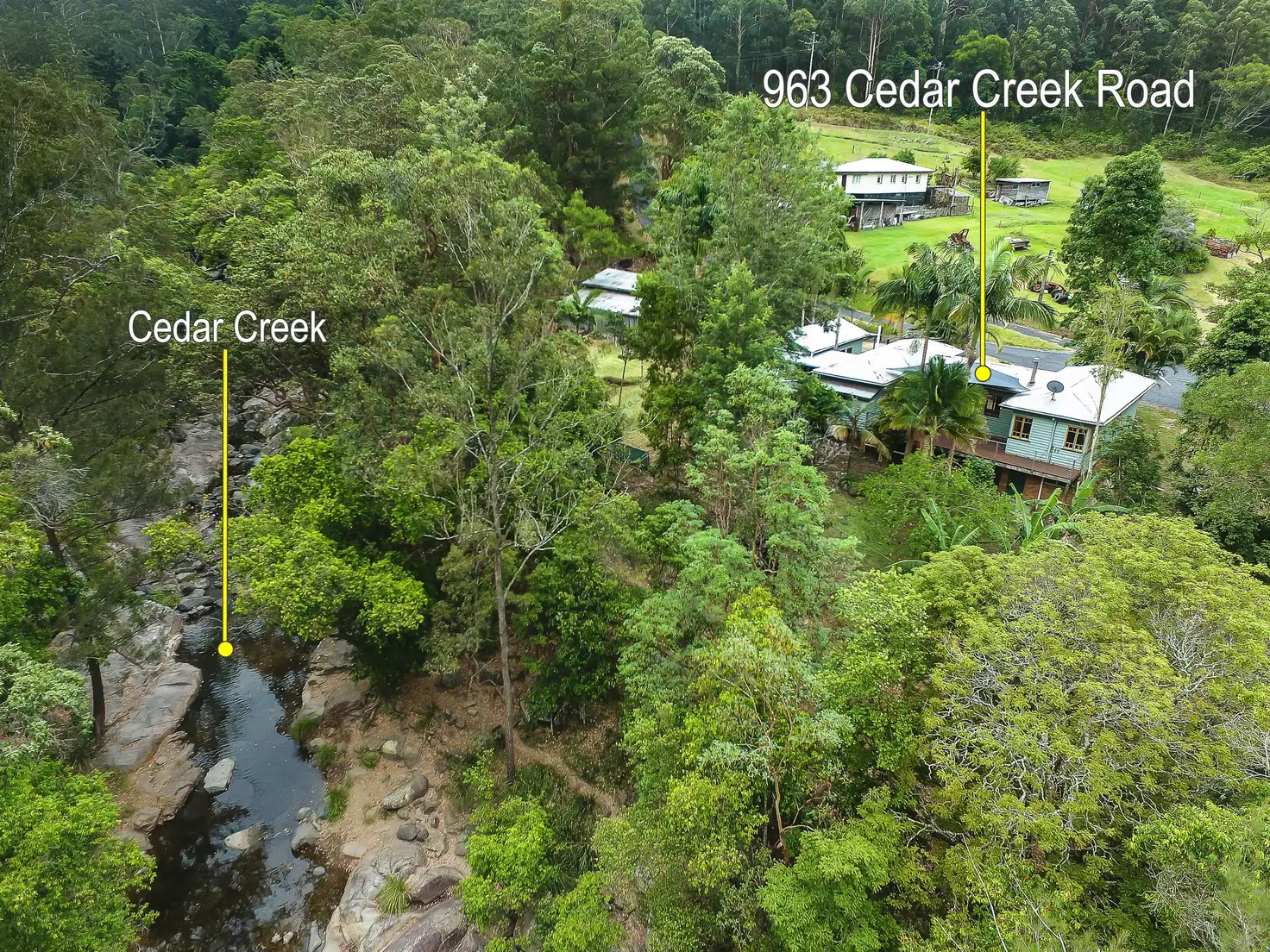 Main view of Homely house listing, 963 Cedar Creek Road, Cedar Creek QLD 4520
