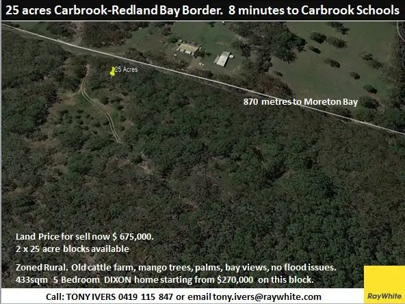 Main view of Homely rural property listing, Lot 7 Zipfs Road, Redland Bay QLD 4165
