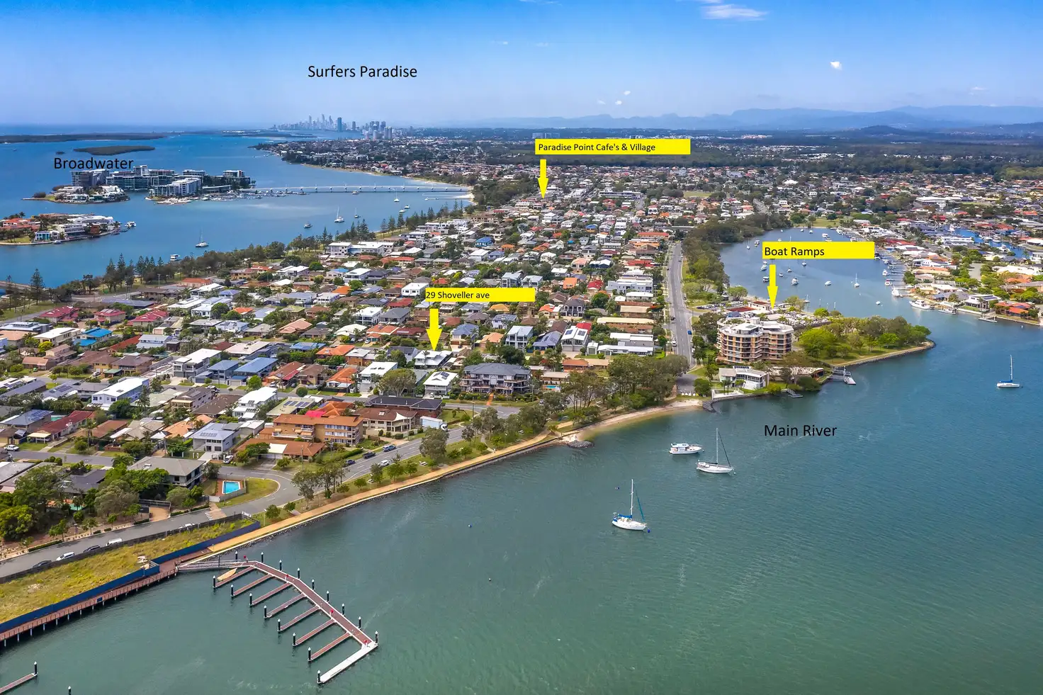 Main view of Homely house listing, 29 Shoveller Avenue, Paradise Point QLD 4216