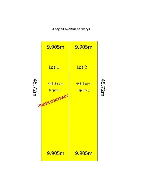 Lot 1- 4 Styles Avenue, St Marys SA 5042