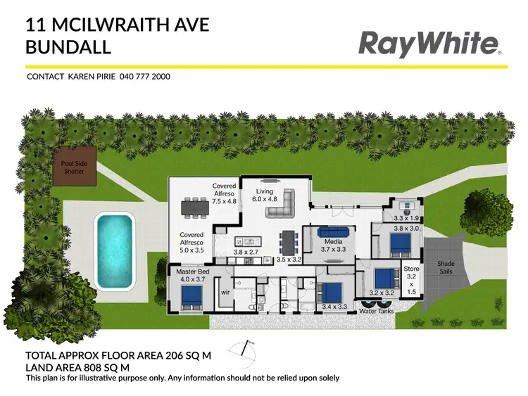 Sixth view of Homely house listing, 11 Mcilwraith Avenue, Sorrento QLD 4217