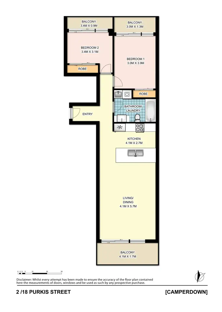 Seventh view of Homely apartment listing, 2/18-22 Purkis Street, Camperdown NSW 2050