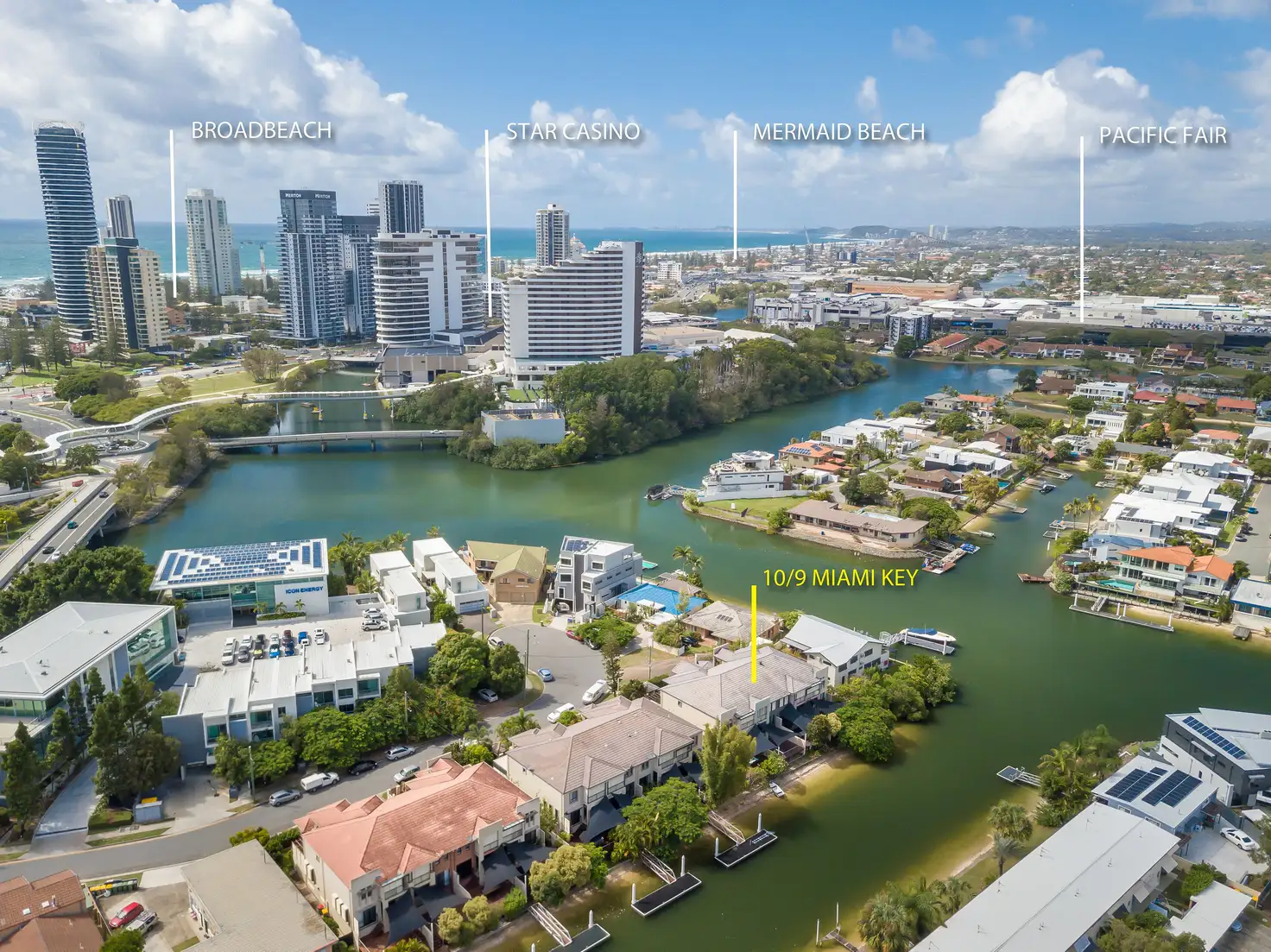 Main view of Homely townhouse listing, 10/9 Miami Key, Broadbeach Waters QLD 4218