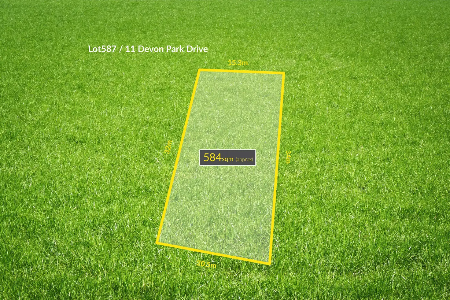 Main view of Homely land listing, Lot 587/11 Devon Park Drive, Highton VIC 3216