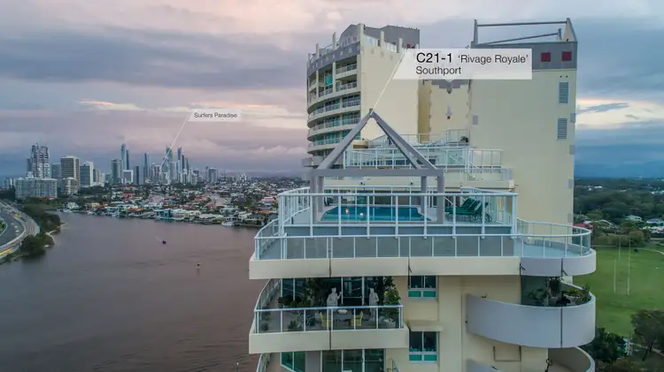 Fourth view of Homely apartment listing, C21-1 'Rivage Royale' 75 Brighton Parade, Southport QLD 4215