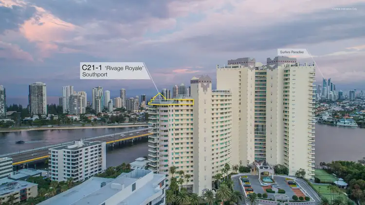 Fifth view of Homely apartment listing, C21-1 'Rivage Royale' 75 Brighton Parade, Southport QLD 4215